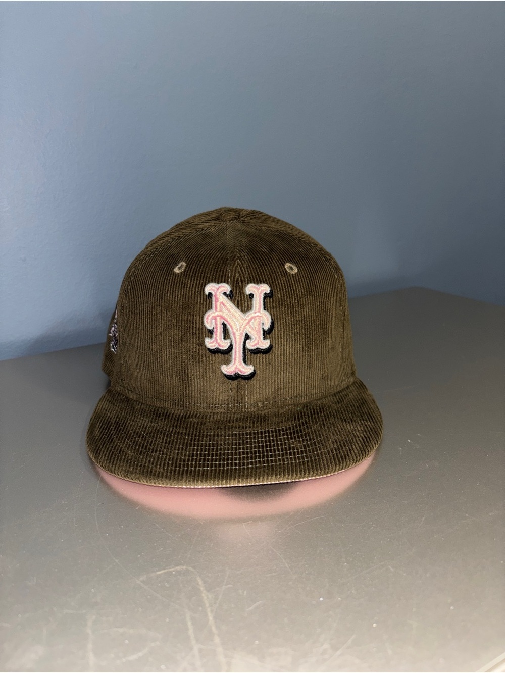 New York Mets Corduroy Fitted Hat 7 1/2